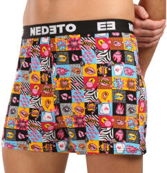 Nedeto Férfi bő szárú boxeralsó Nedeto többszínű (1NGVL03) 3XL