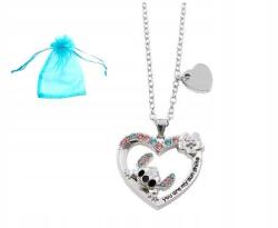  Női nyaklánc Lilo egér Best Friends Űrlény szívvel