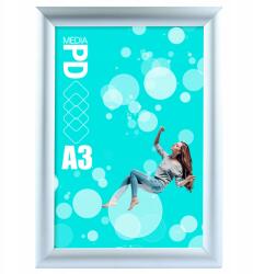  Owz A3 alumínium patentos keret ezüst Poszter keret Uv fólia (Ramka zatrzaskowa A3 OWZ)