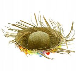 GoDan Hawaii szalmakalap virágokkal Kiárusítás (12375)