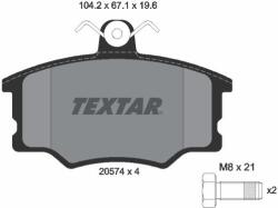 TEXTAR Fékbetét készlet TEXTAR 2057402 for SEAT, SKODA, VW, AUDI, … (2057402)