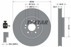 TEXTAR féktárcsa TEXTAR 92150605 for MERCEDES-BENZ (92150605)