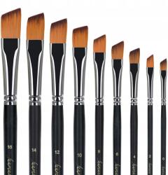  Festőecset készlet 9db-os akrilfestékekhez és olajfestéshez (6957354250190)