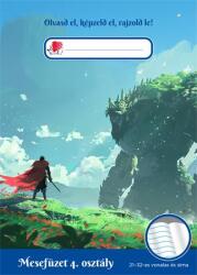 ICO Olvasónapló, tűzött, A5, 32 lap, 4. osztály, ICO Süni Mesefüzet , harcos (7500130010) - fodicoaruhaz