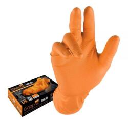 Grippaz 246 Csúszásgátló nitrilkesztyű narancssárga M/8 méret - 50db (4140)