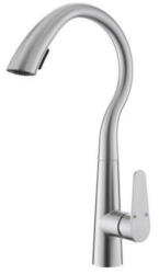 BH Csaptelep NP fém zuhanyfejes inox (BH-MK-0300-0003-07)