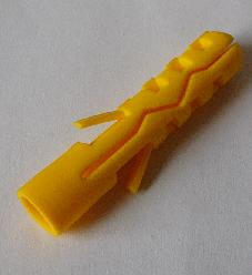 BH Tipli műanyag hengeres sárga sárga 6 mm (BH-TIP201)