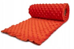 Orient Fashion Minky Dombornyomott pöttyök No. 27 Mandarin 1/2 mb (Minky_kropki Nr_27_Mandarynka 0,5)