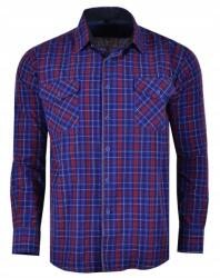  52/53 Kockás Ing Lila Hosszú Nagy