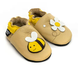Liliputi puhatalpú cipő - Drapp méhecske paws - Méret S (5999577169539)