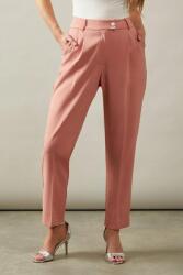 Wallis EC13110 Wallis Elegáns Nadrág Rózsaszín Magas Derekú (8) 46