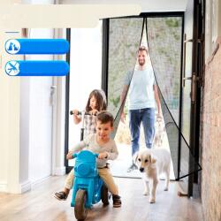  Mágneses rovarvédő szúnyogháló 85x200cm Fúrás nélkül (Moskitiera Magnetyczna na Drzwi 85x200cm)