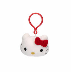 Cerda Hello Kitty Head 3D plüss figura akasztóval, táskadísz 11 cm CEP2600003164A (CEP2600003164A)