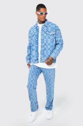 Boohoo CC12106 Boohoo Farmernadrág Geometrikus Mintával (8) 44