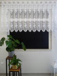 Haft Függöny, jacquard, fehér, 350x100cm (32384)