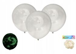  Világító dekoratív lufik 30 cm 6 darabos szett gyermek ünnepségekre és bulikra
