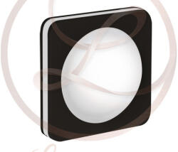 STRÜHM Goti 5 W-os süllyesztett natúr fehér fekete színű négyzet alakú LED-es mennyezetlámpa (2828)