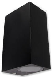 Masterled Lida 150x92 fekete szögletes oldalfali lámpa GU10-es foglalattal (3761)