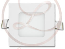 Masterled Proma 6 W-os süllyesztett natúr fehér négyzet alakú LED-es mennyezetlámpa (1962)