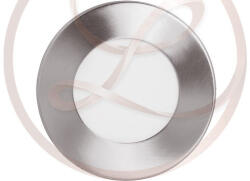 STRÜHM Milton 6 W-os süllyesztett meleg fehér ezüst színű kör alakú LED-es mennyezetlámpa (2332)