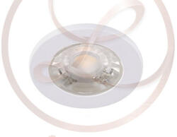 STRÜHM Fin Led IP44 3 W-os süllyesztett natúr fehér fehér színű kör alakú LED-es mennyezetlámpa (3515)