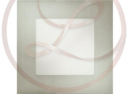 STRÜHM Milton 12 W-os süllyesztett meleg fehér ezüst színű négyzet alakú LED-es mennyezetlámpa (2336)