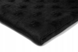 Orient Fashion Polar Minky Csillagok No. 12 Fekete 1/2 M (Minky_Gwiazdki Nr_12_Czarny 0,5)