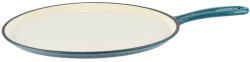 Perfect Home Zománcozott öntöttvas serpenyő / palacsintasütő 28 cm, türkizkék (17821)