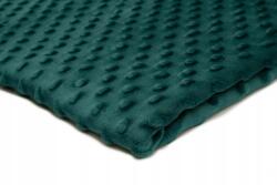 Orient Fashion Minky Dombornyomott Pöttyös No. 36 Sötét Tengerészkék 1/2 Méter (Minky_kropki Nr_36_Ciemny_Morski 0,5)