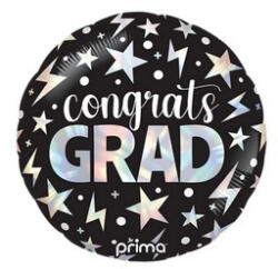 Prima Ballagási lufi 18" 45cm Congrats Grad (LUFI612661)