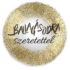  Ballagási lufi 17" 43cm Ballagásodra szeretettel, mpr-12-1005K (bwmpr121005K)