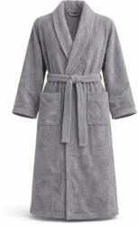 Livora Casa Luxus szállodai szürke köntös 100% pamut - 380 g/m2 | Hotel minőség - 3XL