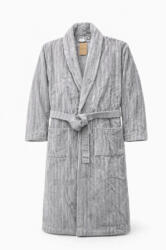 Livora Casa Luxus szállodai szürke köntös 100% pamut - 380 g/m2 | Hotel minőség - 4XL - Carlevan