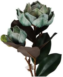  Művirágok, Műanyag 400 Mm-Es Magnólia, Fehér És Kék