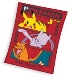 Carbotex POKÉMON polár takaró 110x140cm vastag puha prémium anyagból