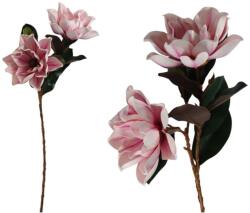  Művirágok, Műanyag 400 Mm-Es Magnólia, Rózsaszín