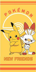 Carbotex Pokémon ÚJ BARÁTOK 100% pamut törölköző 70x140cm