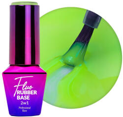 Molly Lac Fluo 2in1 Rubber Base - Neon alapzselé 03#