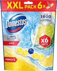 Domestos Power5 WC illatosító rúd Lime 6x50g