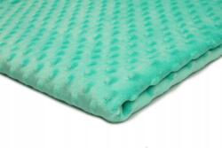 Orient Fashion Polar Minky Dombornyomott Pöttyös No. 45 Menta 1/2 Mb (Minky_kropki Nr_45_Mięta 0,5)