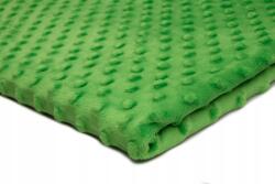 Orient Fashion Polar Minky Dombornyomott Pöttyös No. 35 Zöld (Minky_kropki Nr_35_Zielony 0,5)