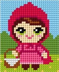 Orchidea Hímzés. Az Első Hímzésem Piros Sapka (9789)