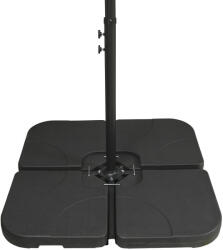 Leziter Baza pentru parasolar Leziter 4x15 L, set 4 piese umplibil cu apa/nisip (YBC2304-Base)