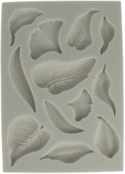  Szilikon nyomóforma A6 - Levelek - gipszkiöntéshez és öntőformázáshoz