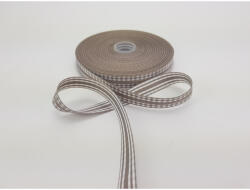  Kétoldalas szalag 1, 5cm vintage barna - csomagoláshoz és dekorációhoz