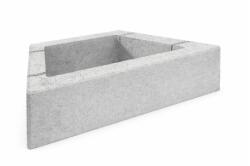 Elpreco Jardiniera beton Poliflor Gri 74x32x23 cm pentru amenajari exterioare (ELP-C10544410015)