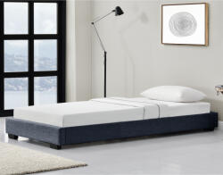 Corium Pat tapitat Masari 90x200 cm, gri închis, cu somiera inclusa (67234588)