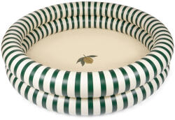 Konges Sløjd Piscina gonflabila pentru copii - 160 x 35 cm - GREEN STRIPES - Konges Sløjd