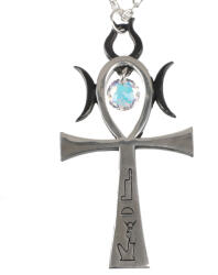 Alchemy Gothic Colier ALCHEMY GOTHIC - Witch Ankh Of Menouithis - P972
