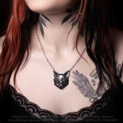 Alchemy Gothic Colier ALCHEMY GOTHIC - Mystic Moon Cat - P988